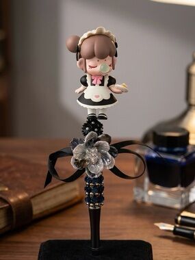 Nanci Figures Rhinstone Pens (Maid) Nanci Tea Time Series #handmade #nancipens